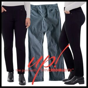 Up! THINCREDIBLE Fit Black Pull On Slimming Pants (8)